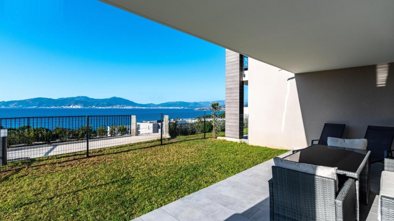 Les Rivages De Stagnola Appartement T3 Vue Mer Et Montagne Plage 200M Climatise Pietrosella Exterior foto